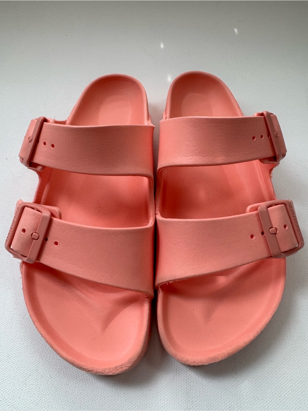 Birkenstock Arizona EVA Sandals Coral Pink Lightweight Waterproof Slides 38